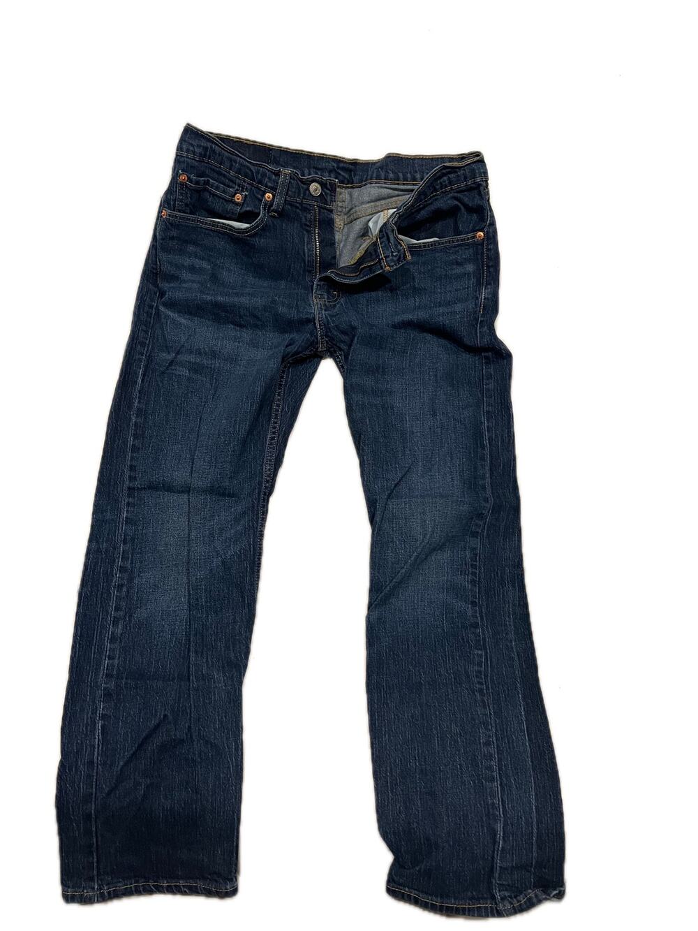 Levi's 505 Regular Straight Fit Jeans Mens 34x30